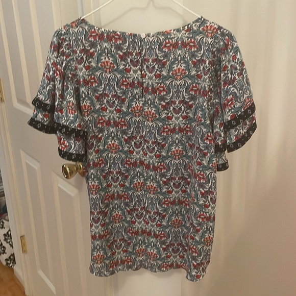 retro boho chic vintage 1970s style flow top - Picture 10 of 11